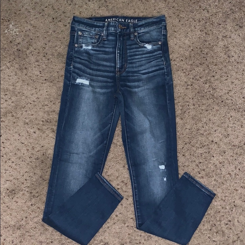 NWOT AE Super High Rise Jegging